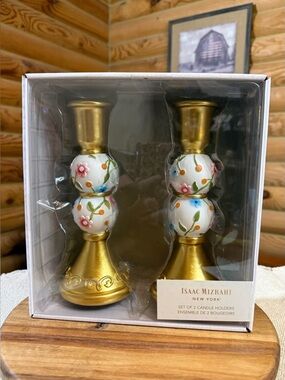 Isaac Mizrahi SHABBAT Candlesticks